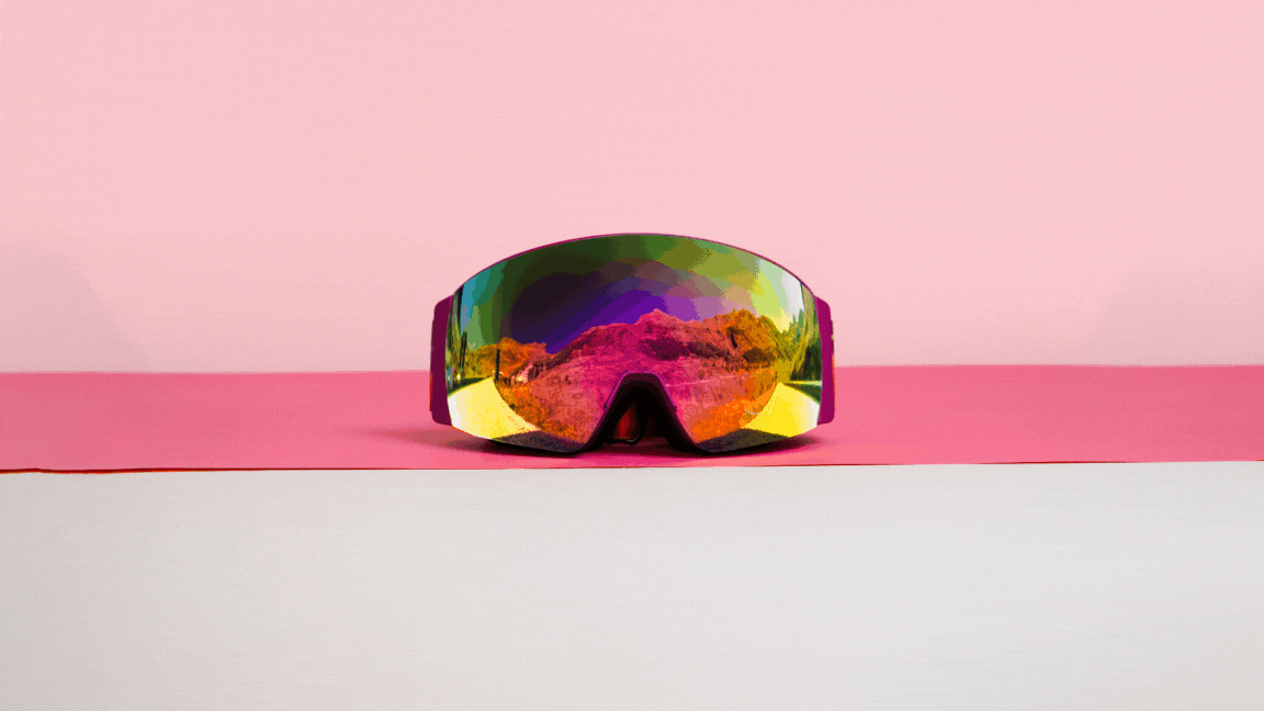Qué color de lente de gafas de esquí elegir según la nieve