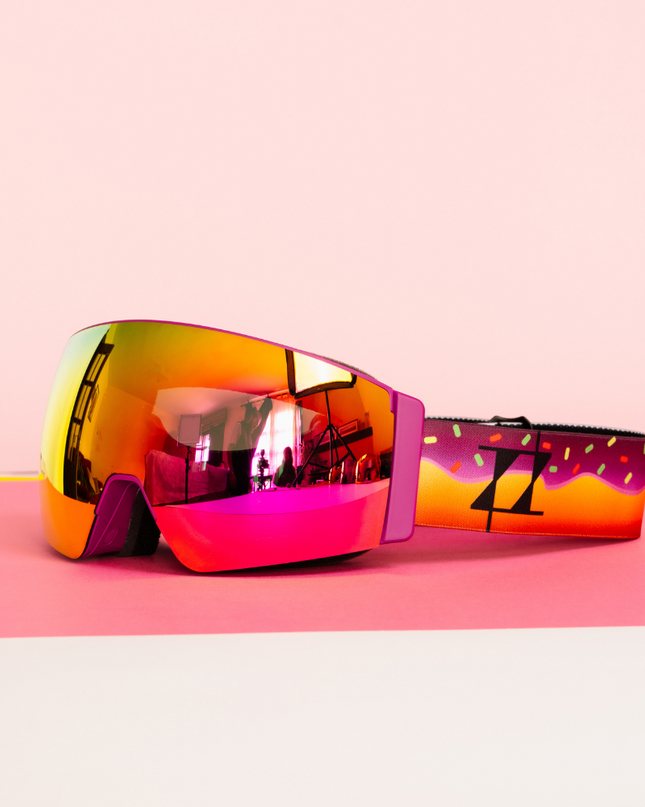 Vista lateral de las gafas de snow Sweet Avalanche.