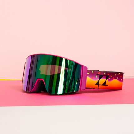 Vista lateral de las gafas de esquí Sweet Avalanche con la lente Cold Bake.